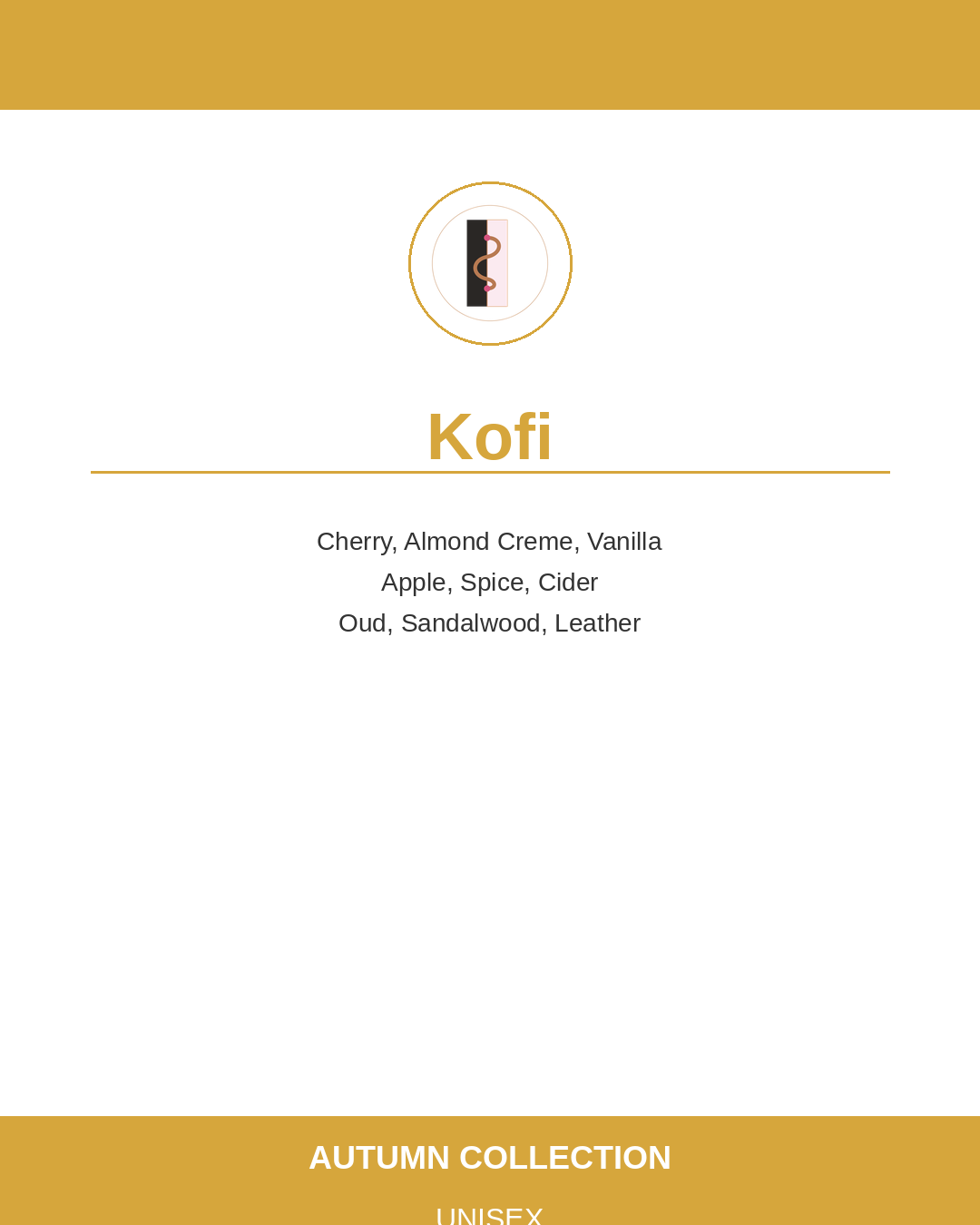 Nkinkyim Co. Autumn Collection scent – body wash and body oil
