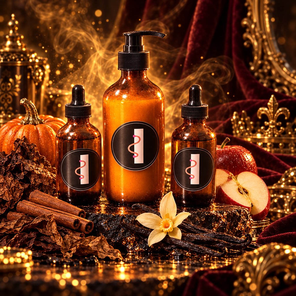 Oba Body Wash by Nkinkyim Co. – pumpkin spice, tobacco vanilla and apple cider scent