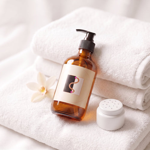 Akosua Body Wash by Nkinkyim Co. – baby powder, white musk and vanilla