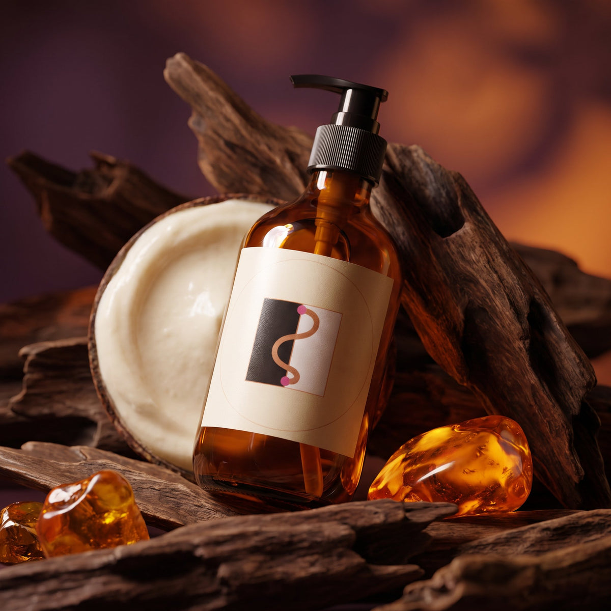 Nana Body Wash by Nkinkyim Co. – oud, coconut vanilla and amber