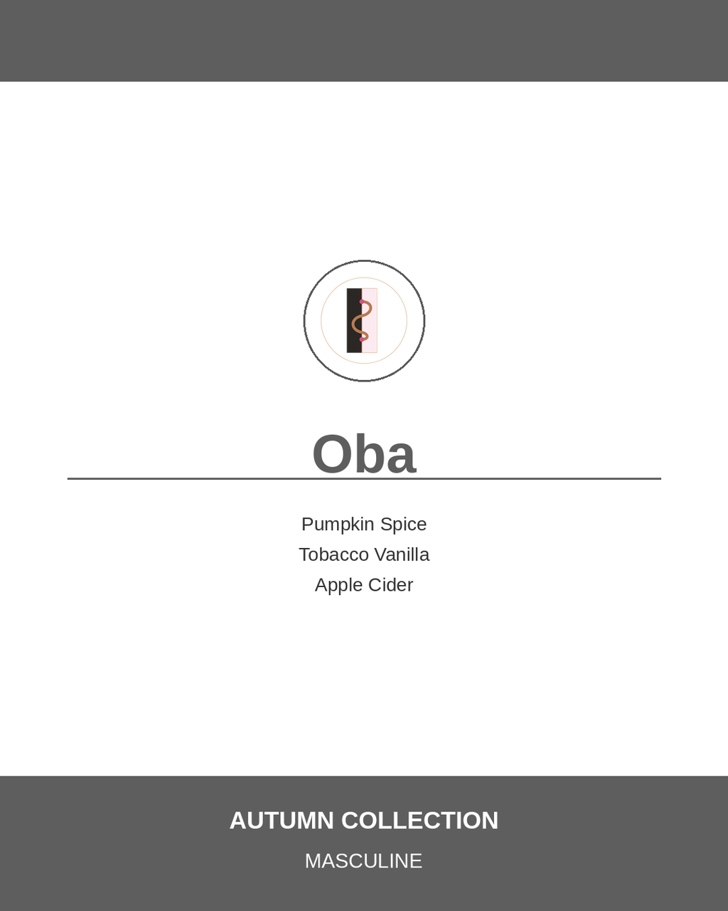 Oba scented body wash bottle – Nkinkyim Co. masculine autumn scent