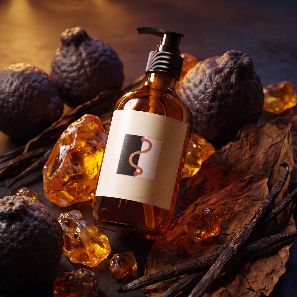 Kojo Body Wash by Nkinkyim Co. – tobacco vanilla, amber and bergamot