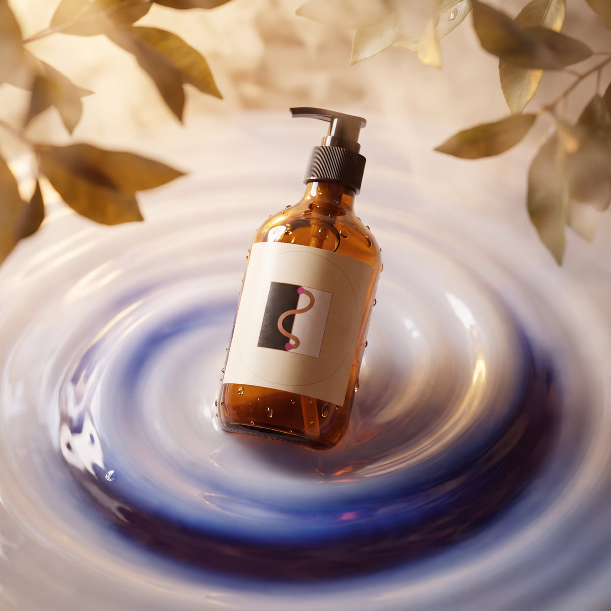 Nkinkyim Co. single-note body oil and body wash